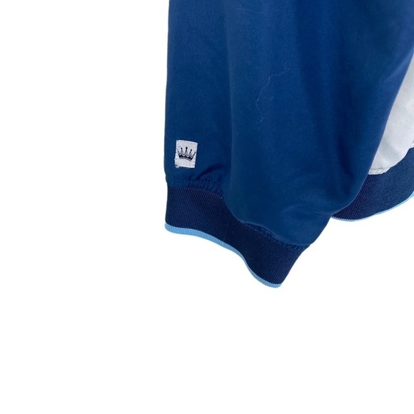 American Crown Huntington Beach CA Jersey Blue and White colorblock - Picture 4 of 8